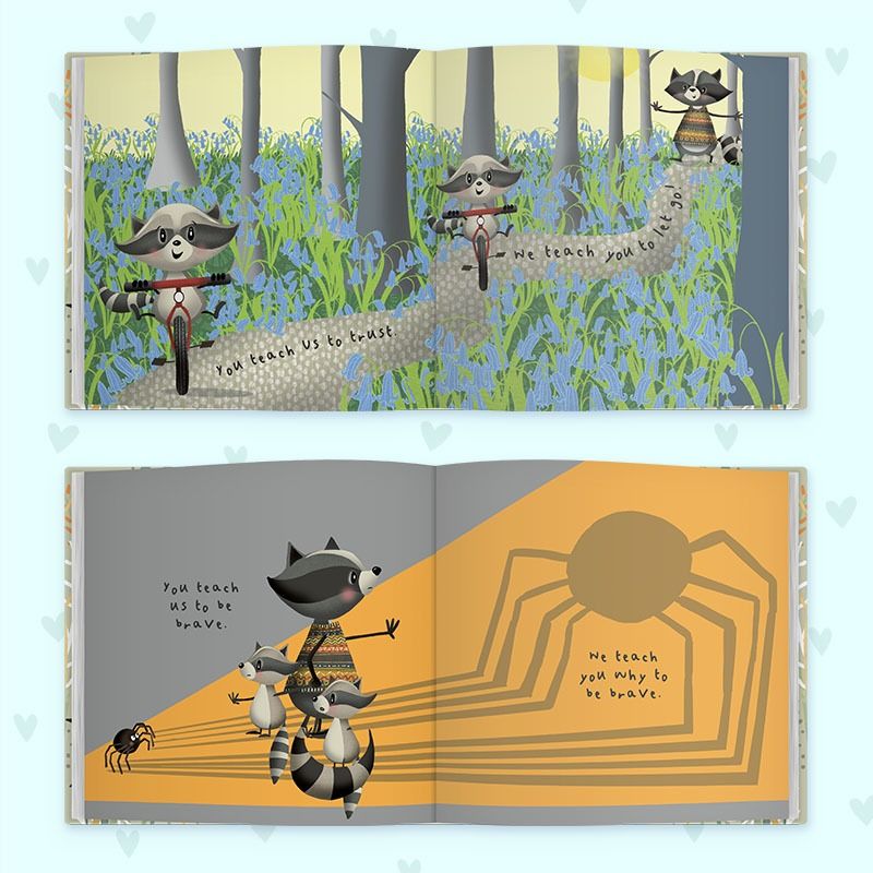 Dear Daddy love from Us Book for children to give their father.