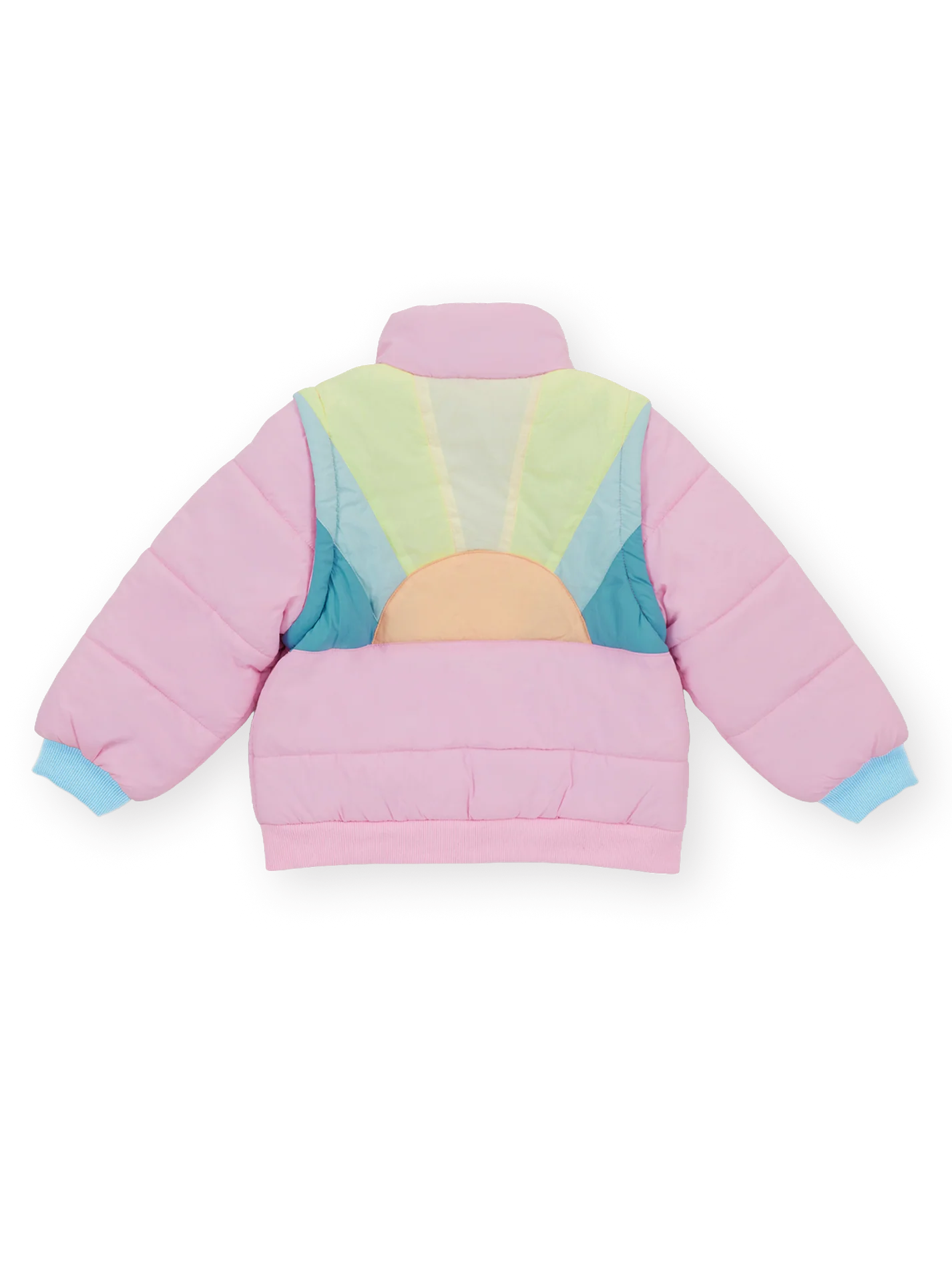 Goldie + Ace Charlie Sunrise Parka Jacket/Vest Pastel