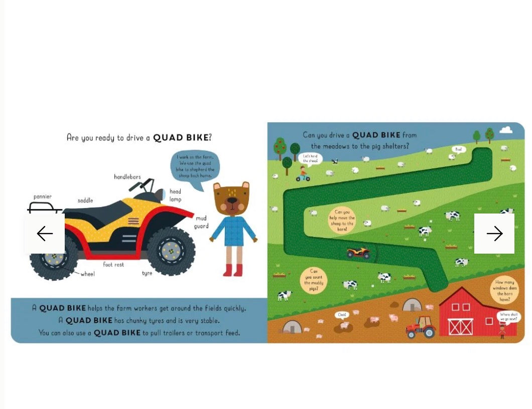 Little Journeys Board Book - Farmyard