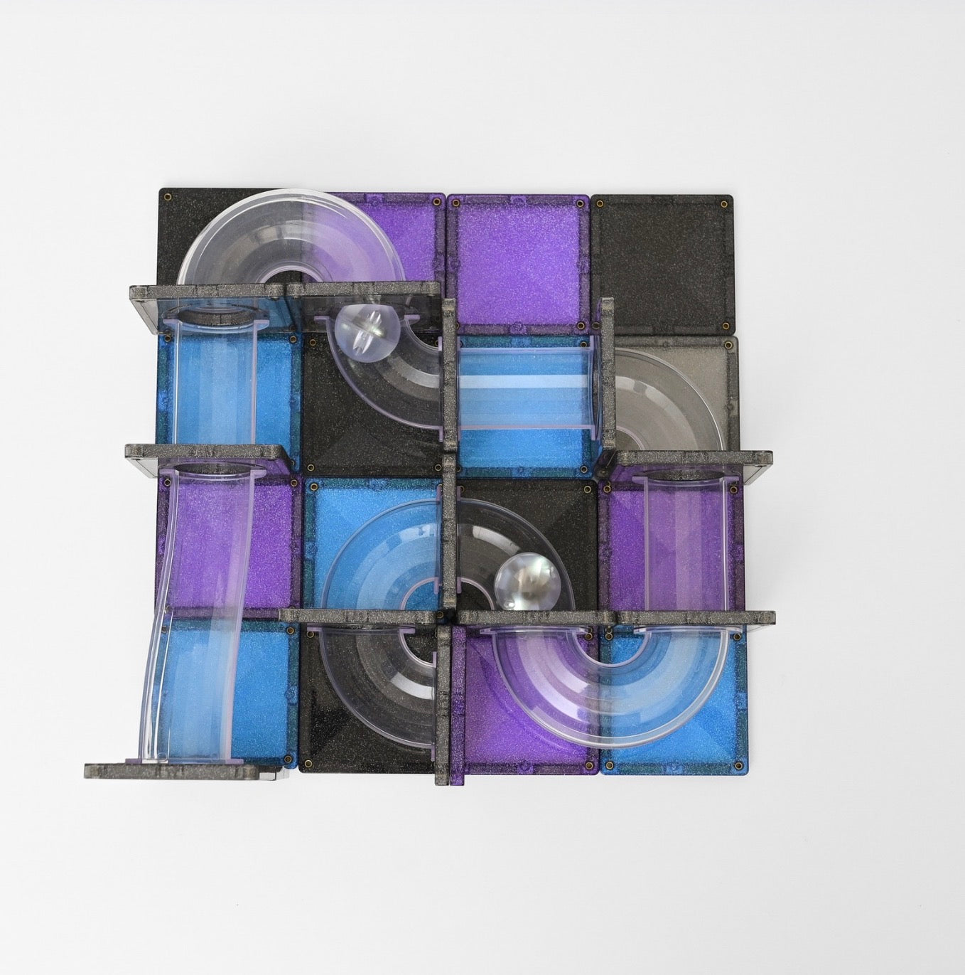 Connetix Magnetic Tiles Ball Run Galaxy Pack 61 pieces