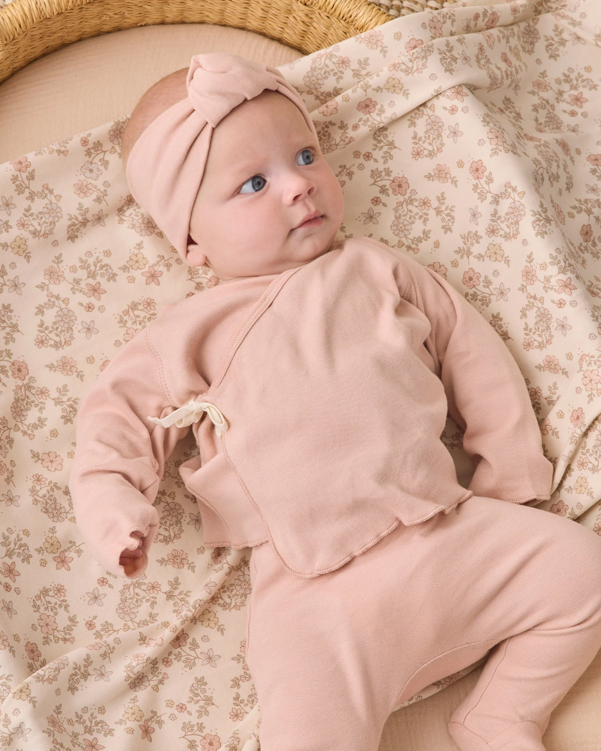 Quincy Mae Swaddle Floral Vine
