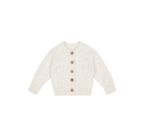 Jamie Kay Organic Cotton Francoise Cardigan - Parisian Fleck