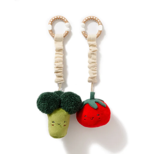Stroller Toys Mini Market Brunch | Broccoli & Tomato