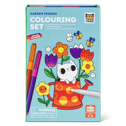 Tiger Tribe - Colouring Set Garden Friends