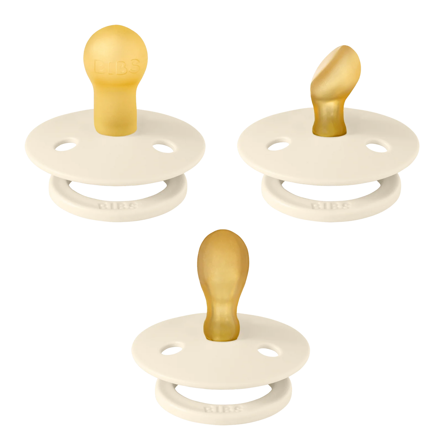 BIBS Dummies Try It Collection - Size 1 Round, Anatomical and Symmetrical