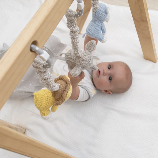 Stroller Toys Cotton Knit | Zebra & Lion