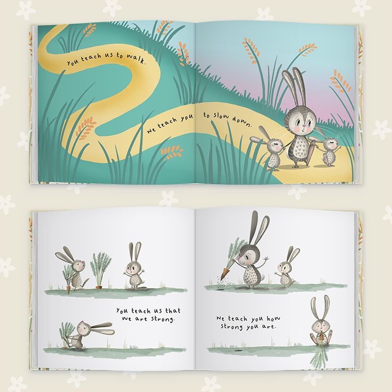 Dear Mummy love from Us Book for children to give to their mother.