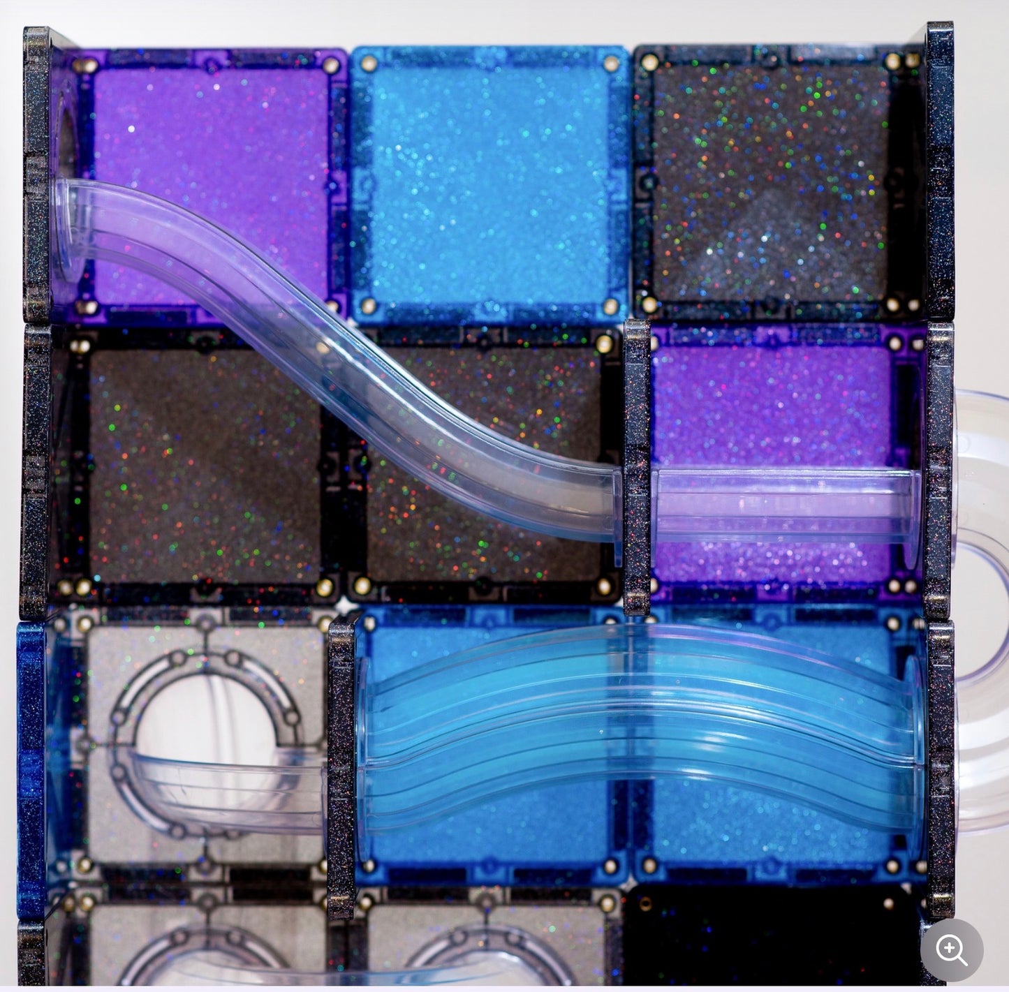 Connetix Magnetic Tiles Ball Run Galaxy Pack 61 pieces
