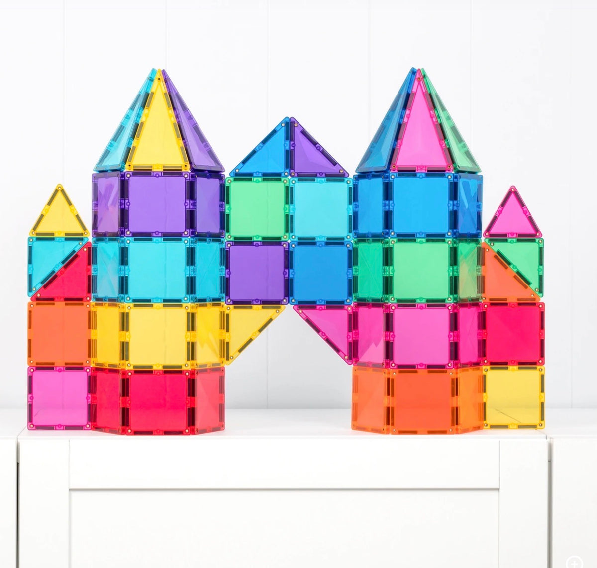 Connetix Magnetic Tiles Bright Starter Pack 56 pc- Stock arriving this week dm Nadene