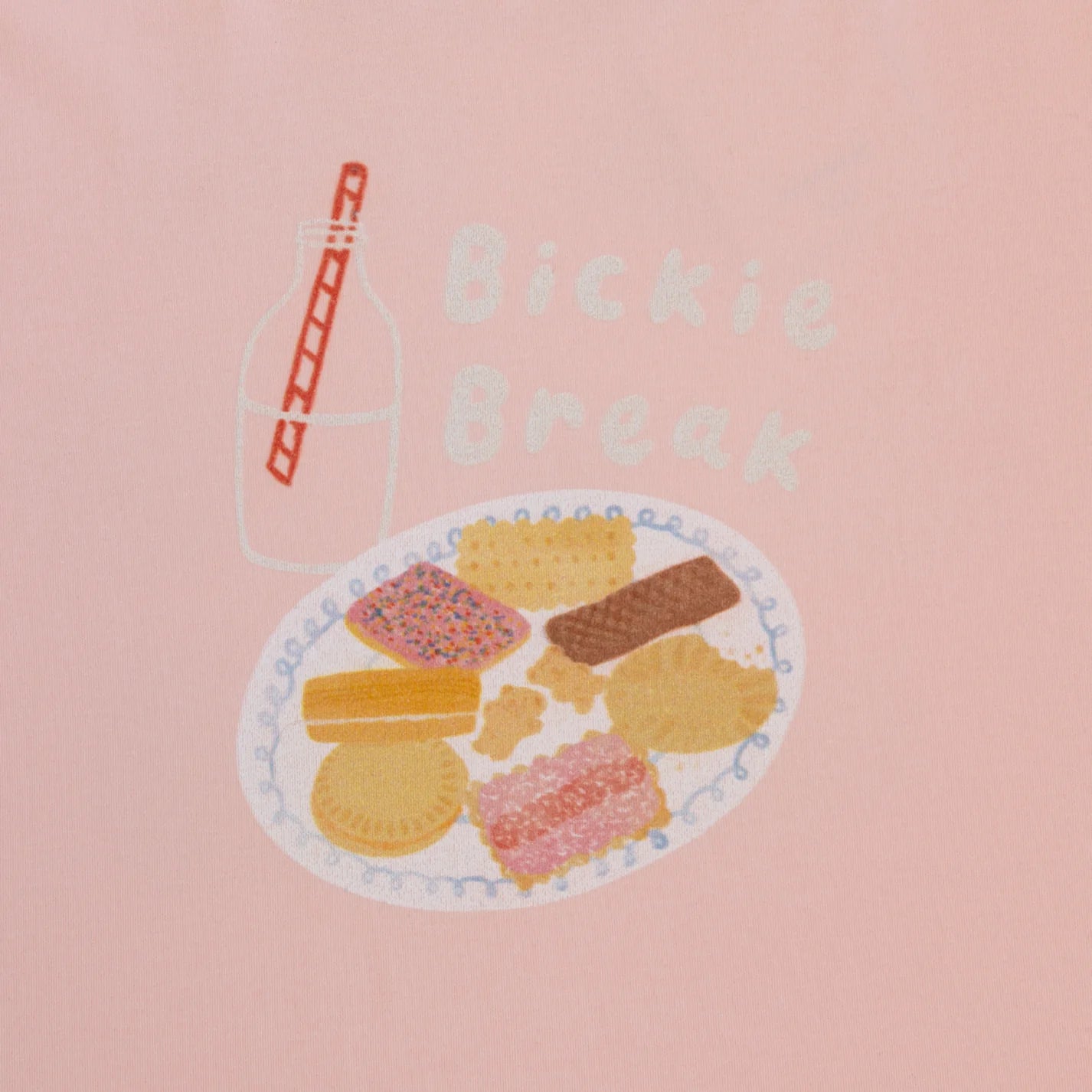 BY GEE Bickie Break Boxy Tee - Pink