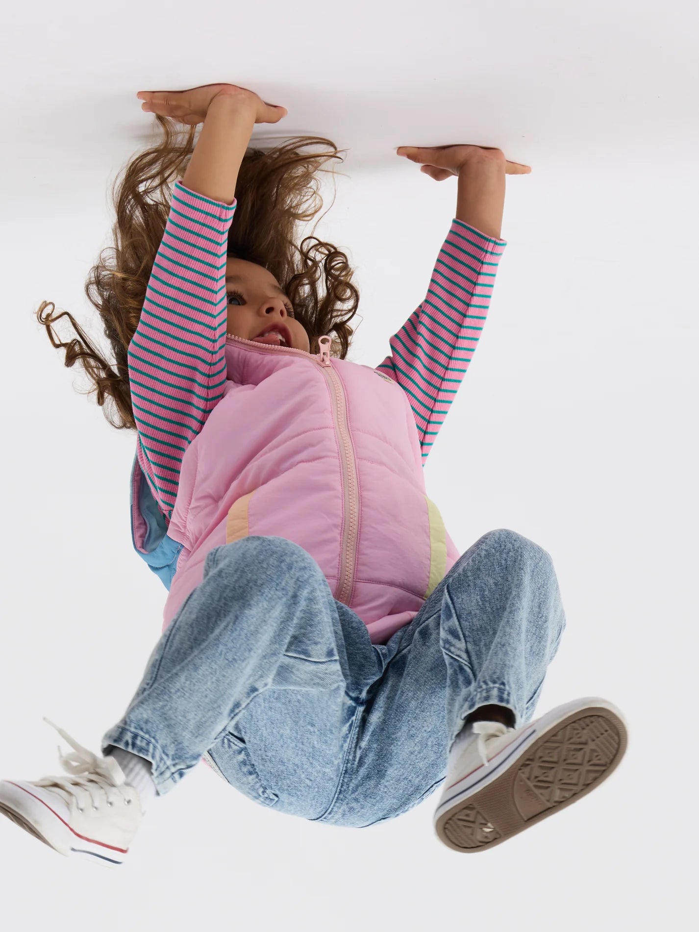 Goldie + Ace Nora Denim Pant  Light Denim