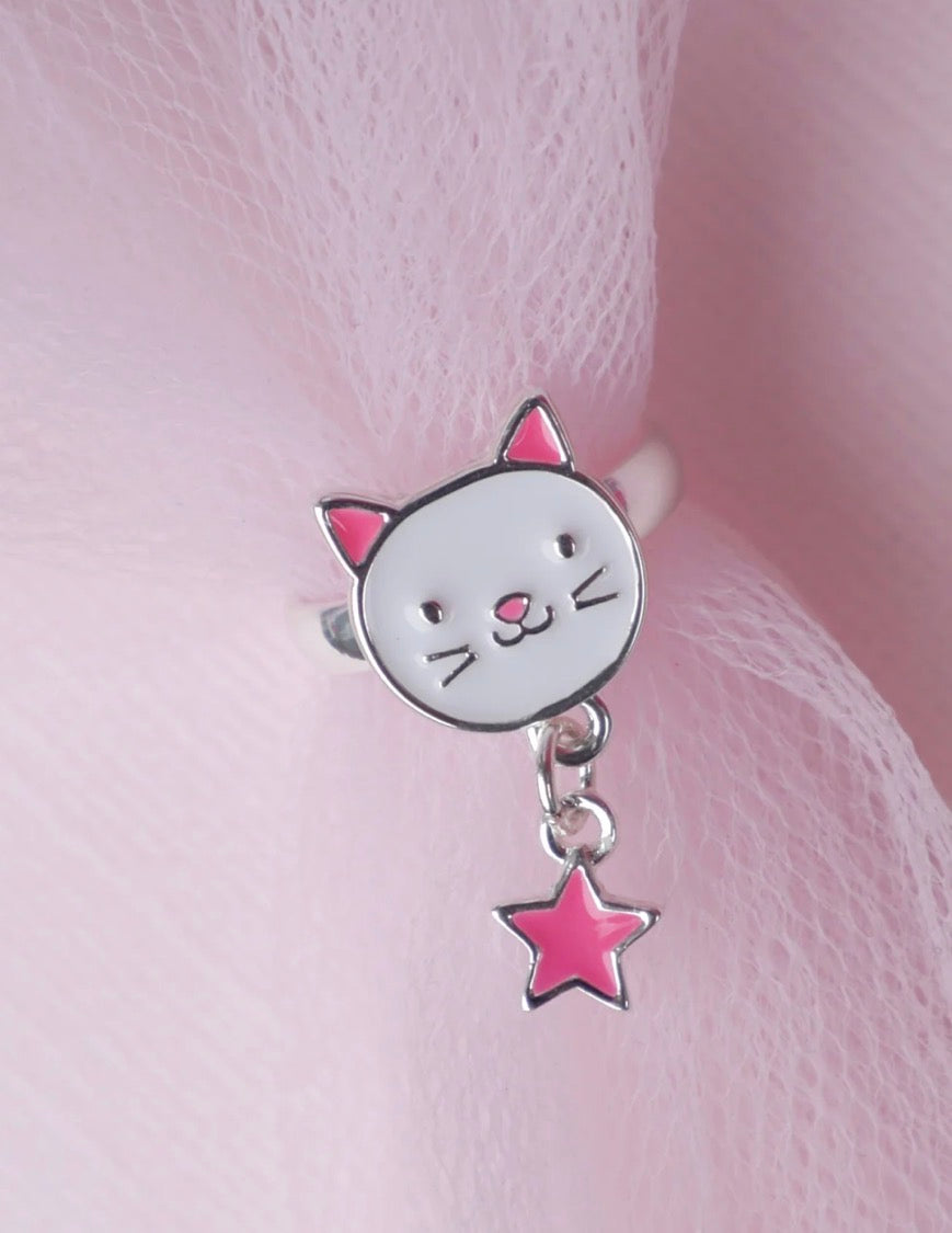 Lauren Hinkley Tea Party Cat Ring with Box