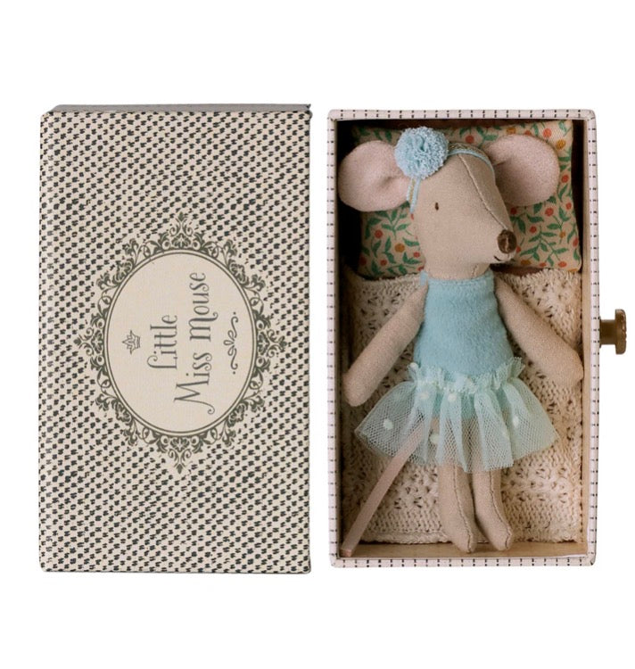 Maileg Dance Mouse  In Daybed, Little Sister
