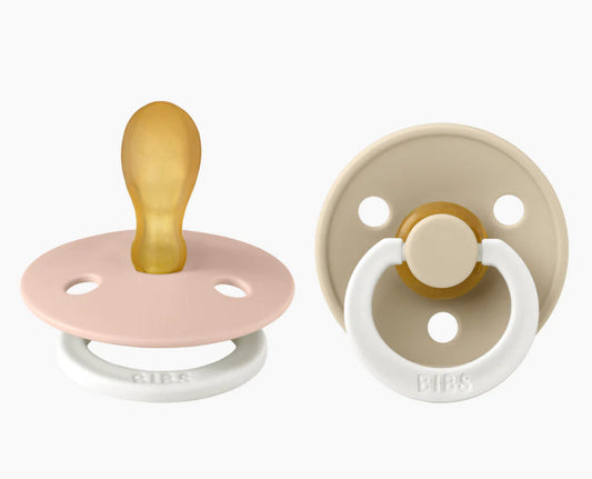 BIBS Dummies Size 1 - Ivory/Blush Symmetrical Nipple