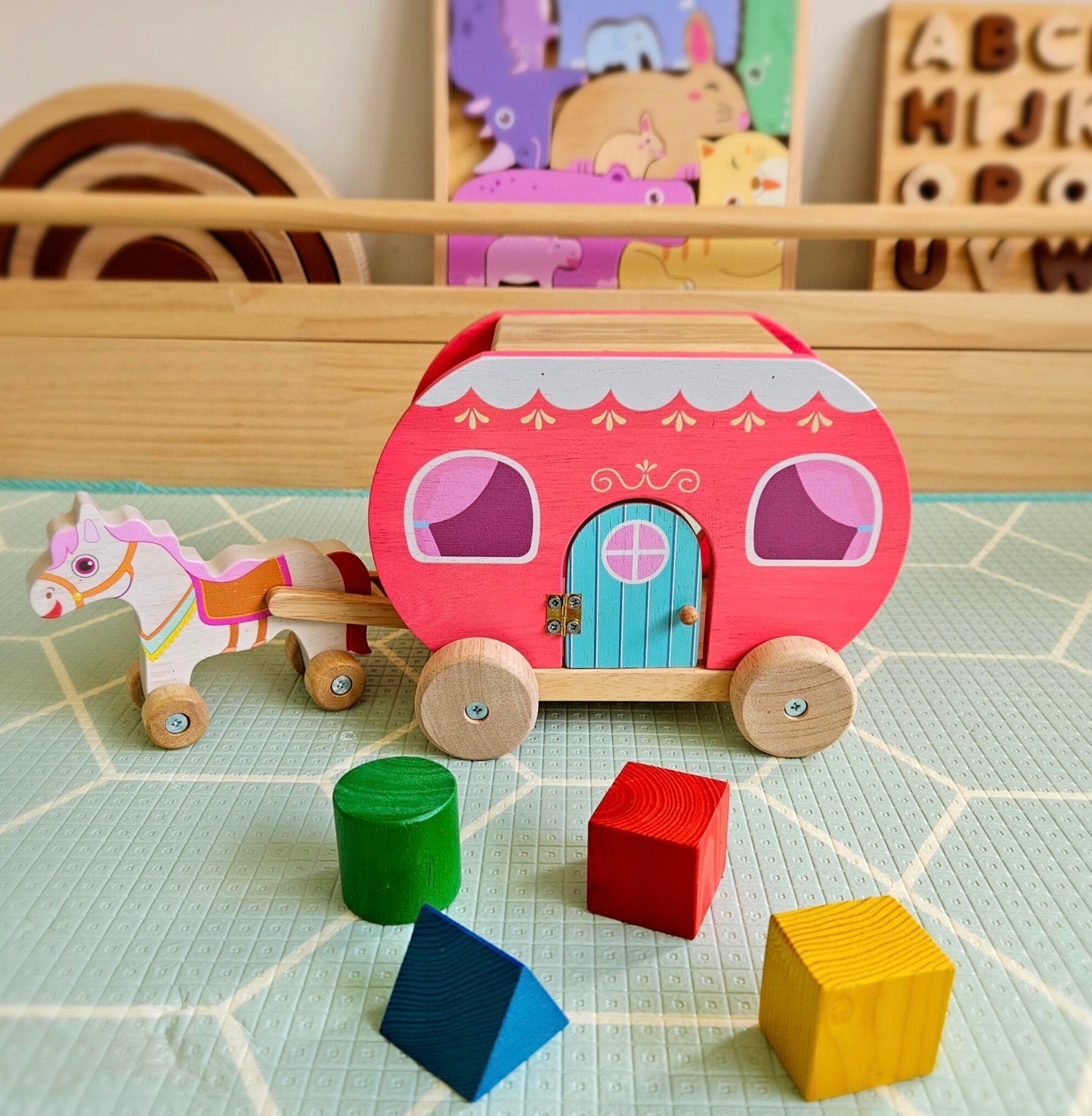 Qtoys Sorting Horse Cart