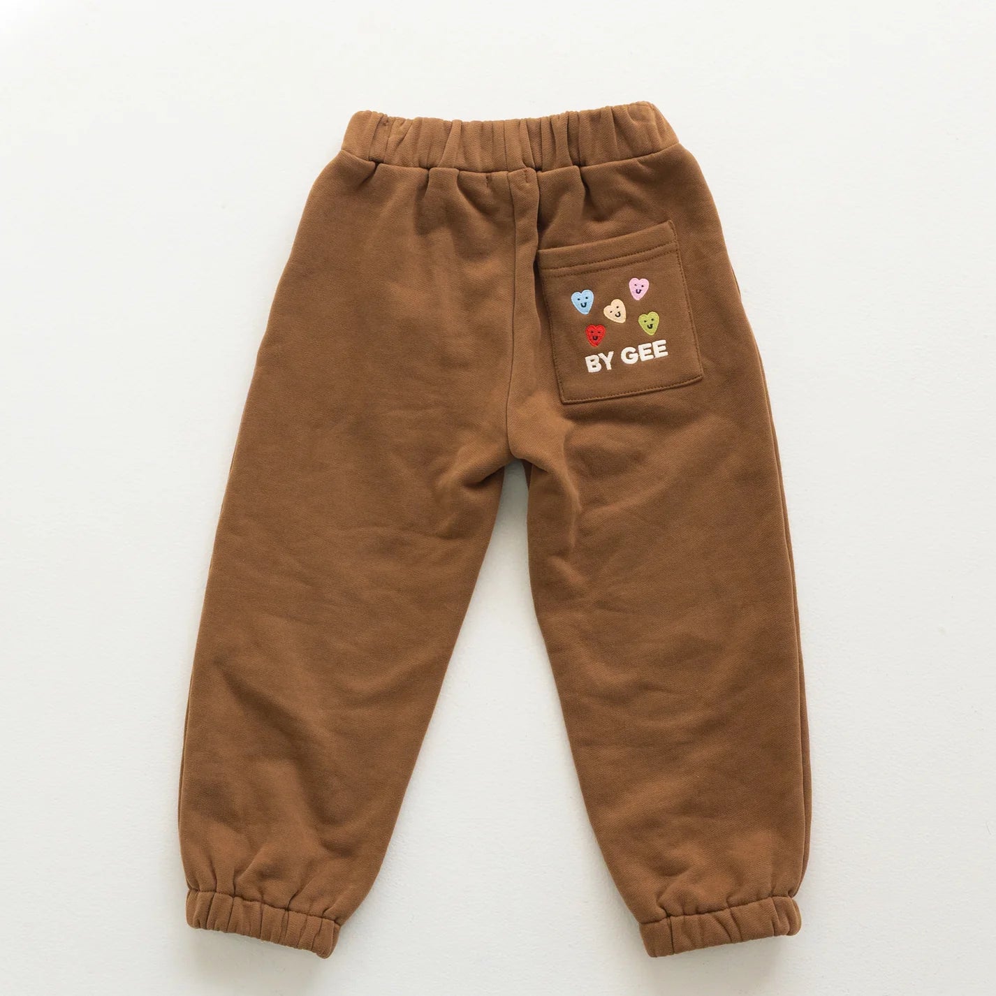 BY GEE Cotton Wide Leg Sweatpant - Chocolate