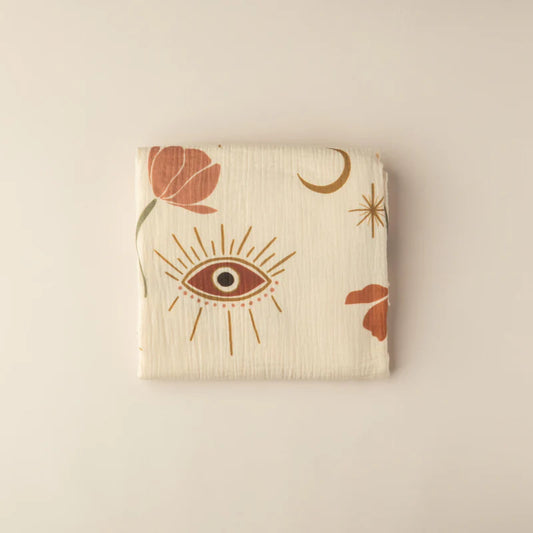 Snug as a bug & co - 100% Organic Cotton Muslin Swaddle Celestial Eye