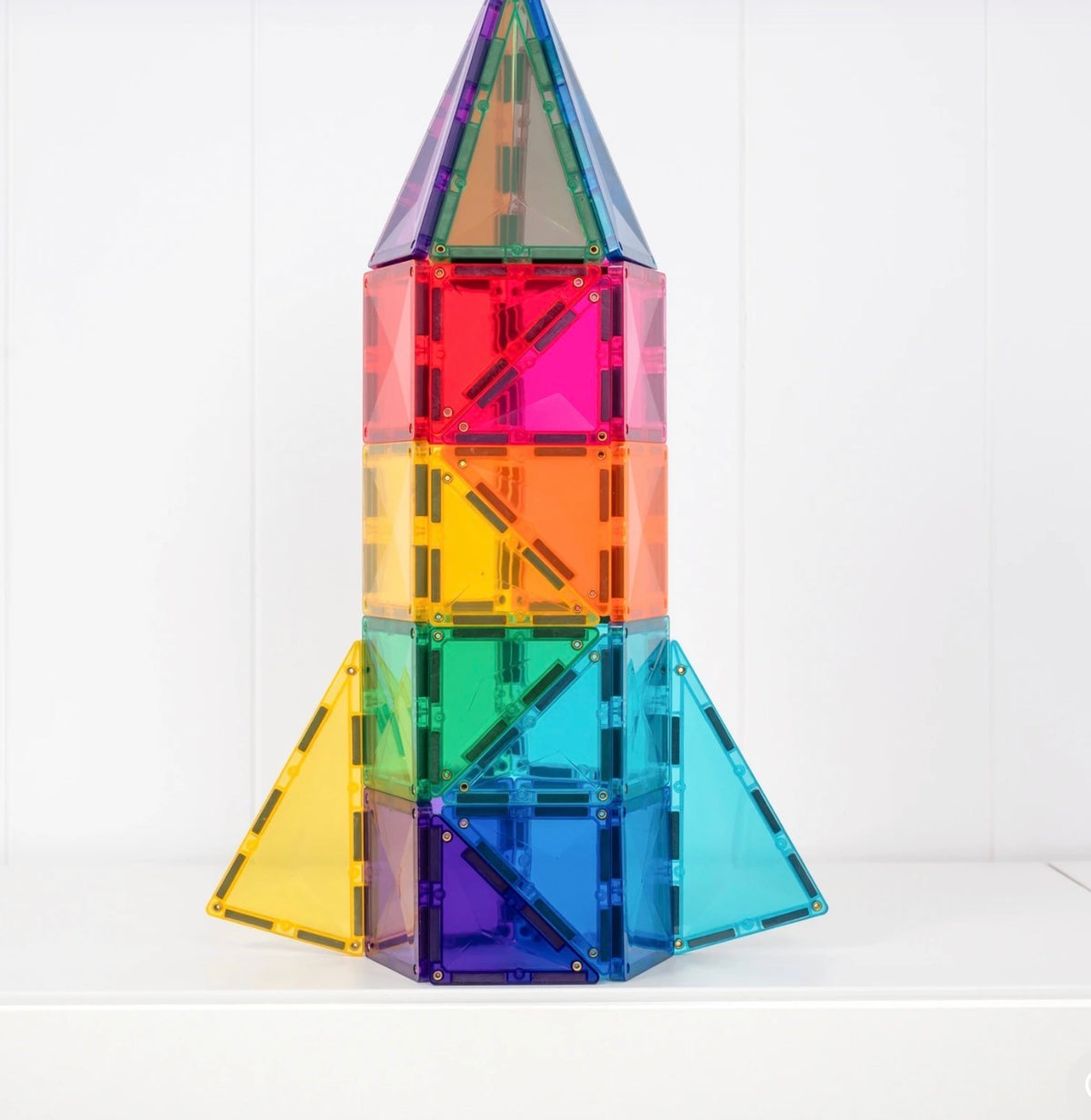 Connetix Magnetic Tiles Bright Starter Pack 56 pc- Stock arriving this week dm Nadene
