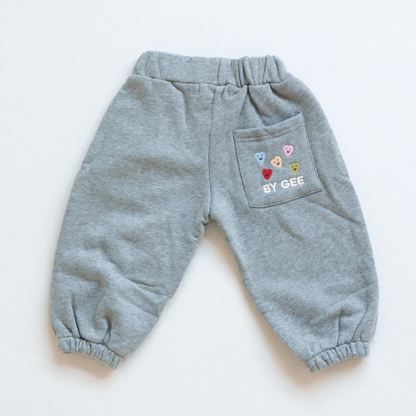 BY GEE Cotton Wide Leg Sweatpant - Grey Marle