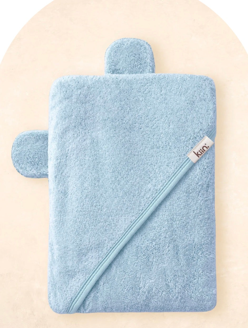 Kiin Baby Hooded Towel Sky