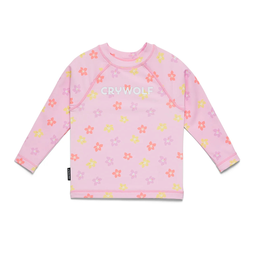 Crywolf Swimwear BABY RASH VEST Hibiscus Bloom