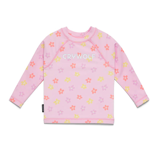 Crywolf Swimwear BABY RASH VEST Hibiscus Bloom