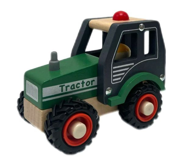 Toyslink - Wooden Green Tractor
