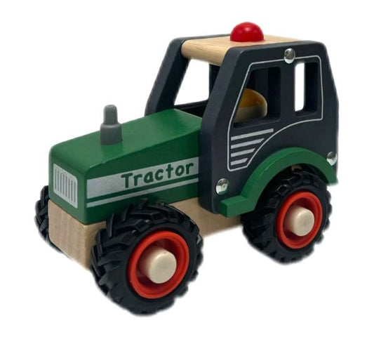Toyslink - Wooden Green Tractor