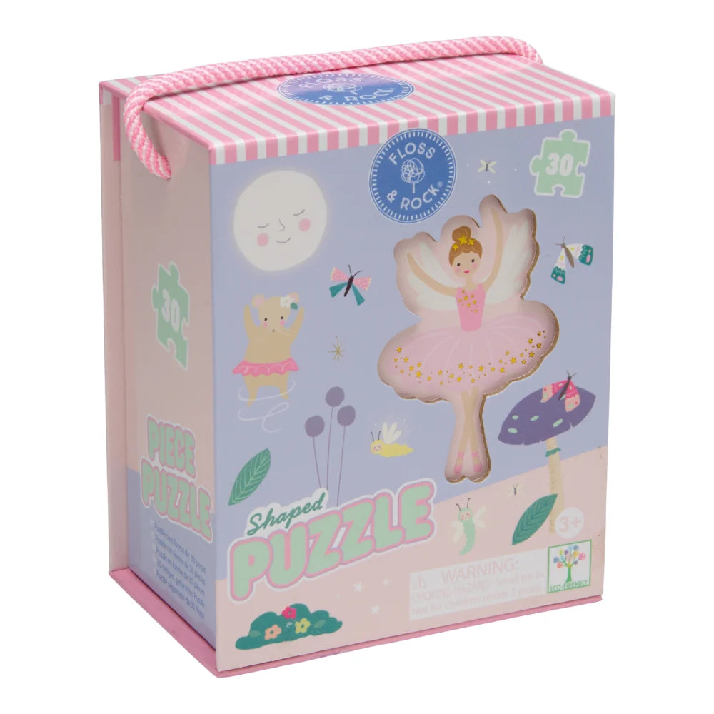 Floss & Rock 30 pc Shaped Jigsaw Puzzle - Enchanted
