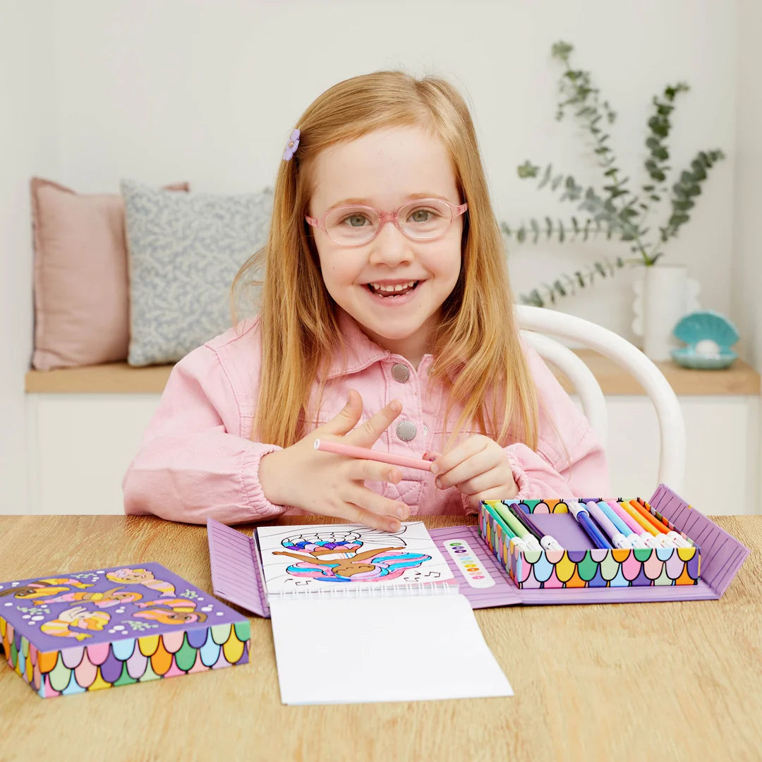 Tiger Tribe - Colouring By Numbers Set - Mermaids & Friends
