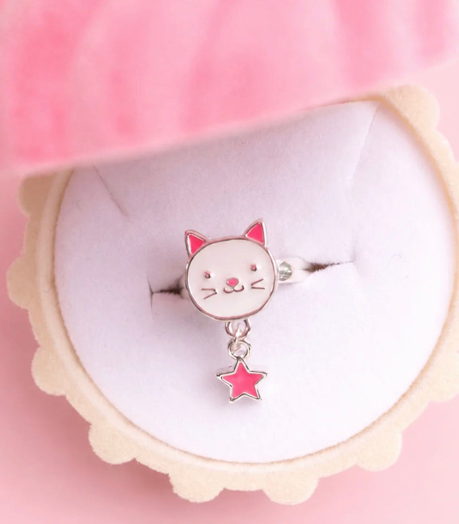 Lauren Hinkley Tea Party Cat Ring with Box