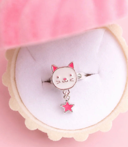 Lauren Hinkley Tea Party Cat Ring with Box