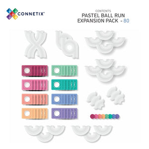 Connetix - Pastel 80 Piece Shape Expansion Pack