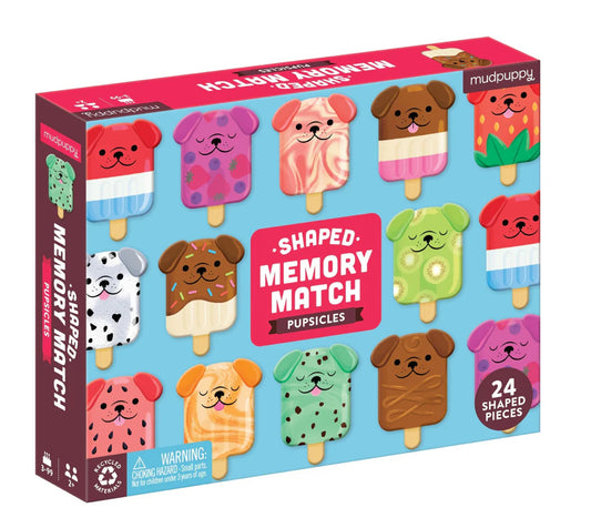 Mudpuppy Memory Shaped Match Pupsicles