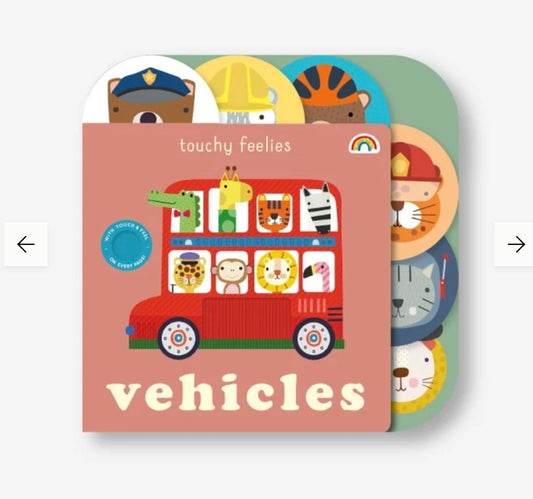 Touchy Feelies Board Book - Vehicles
