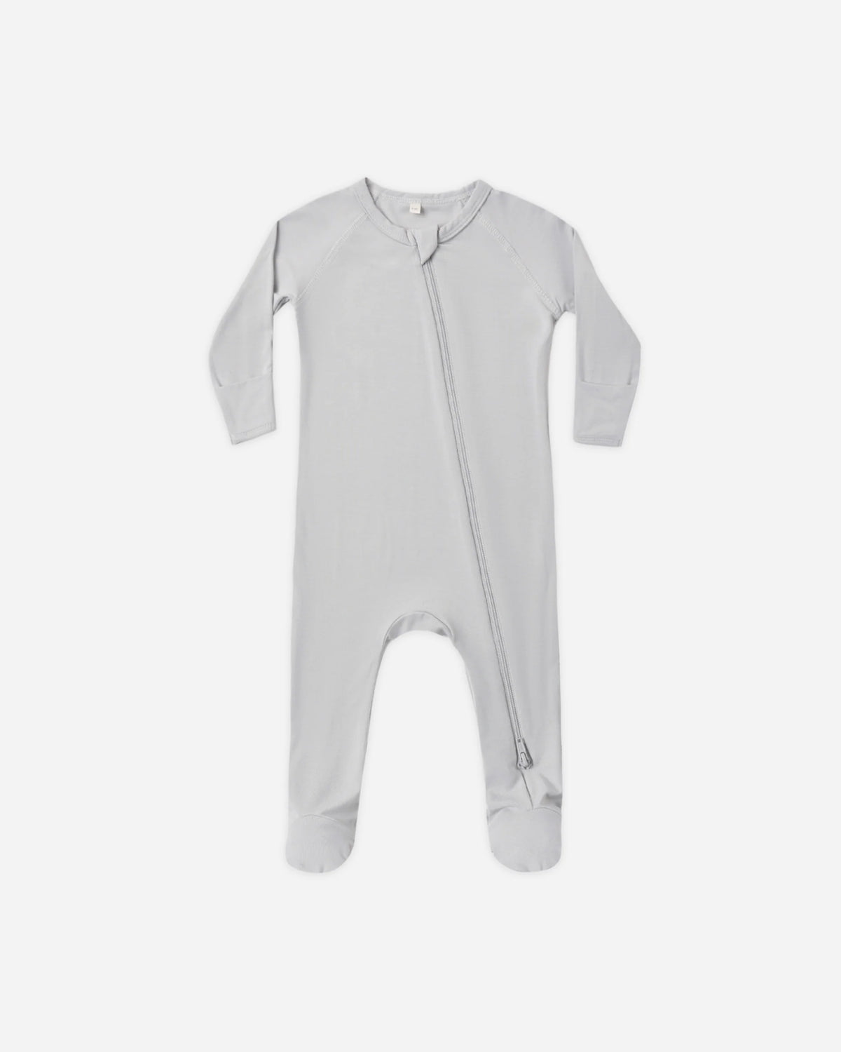Quincy Mae Bamboo Zip Footie Cloud