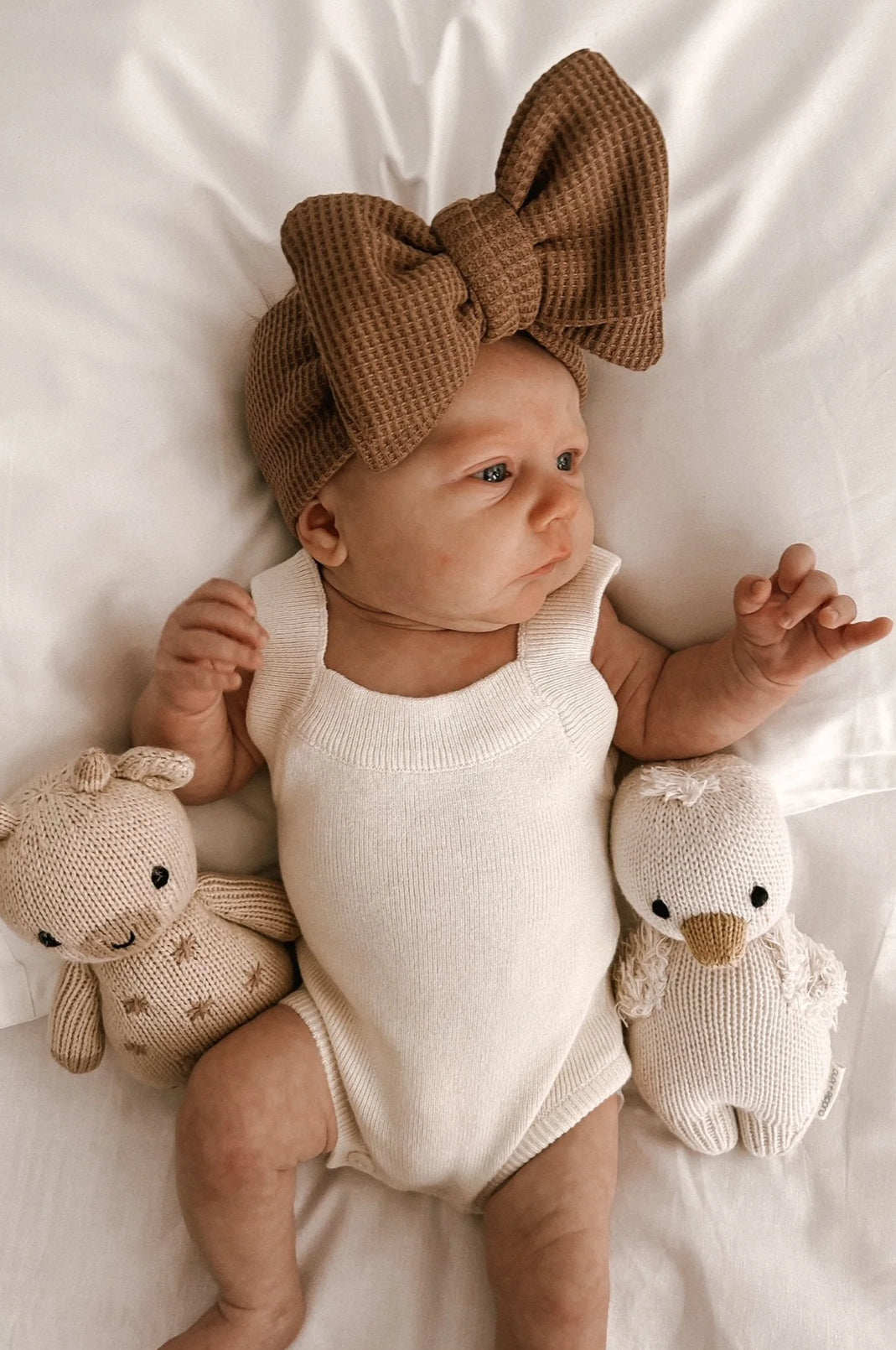 Petite and Co Singlet Romper Butter