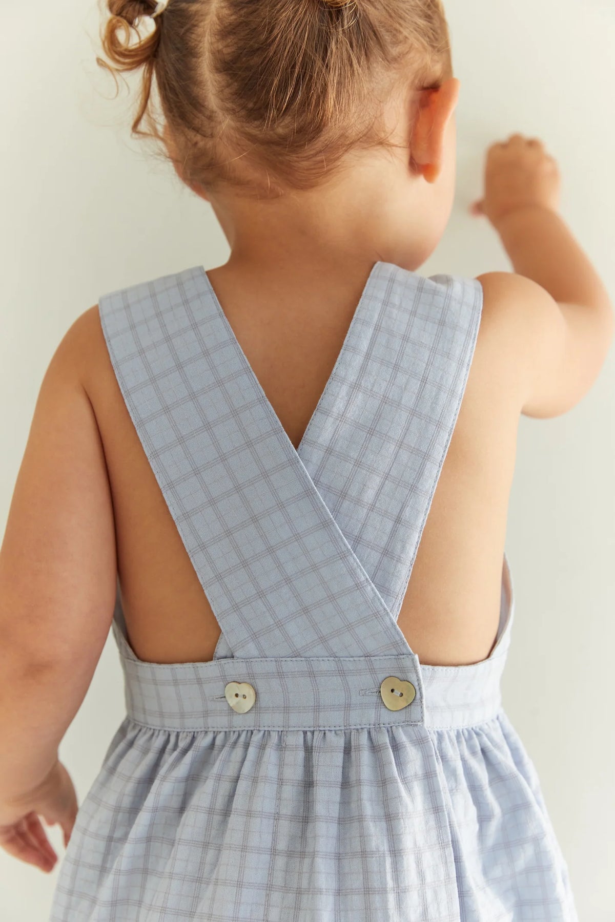 Wear JUNI JNR Coco Dress - Sky Gingham