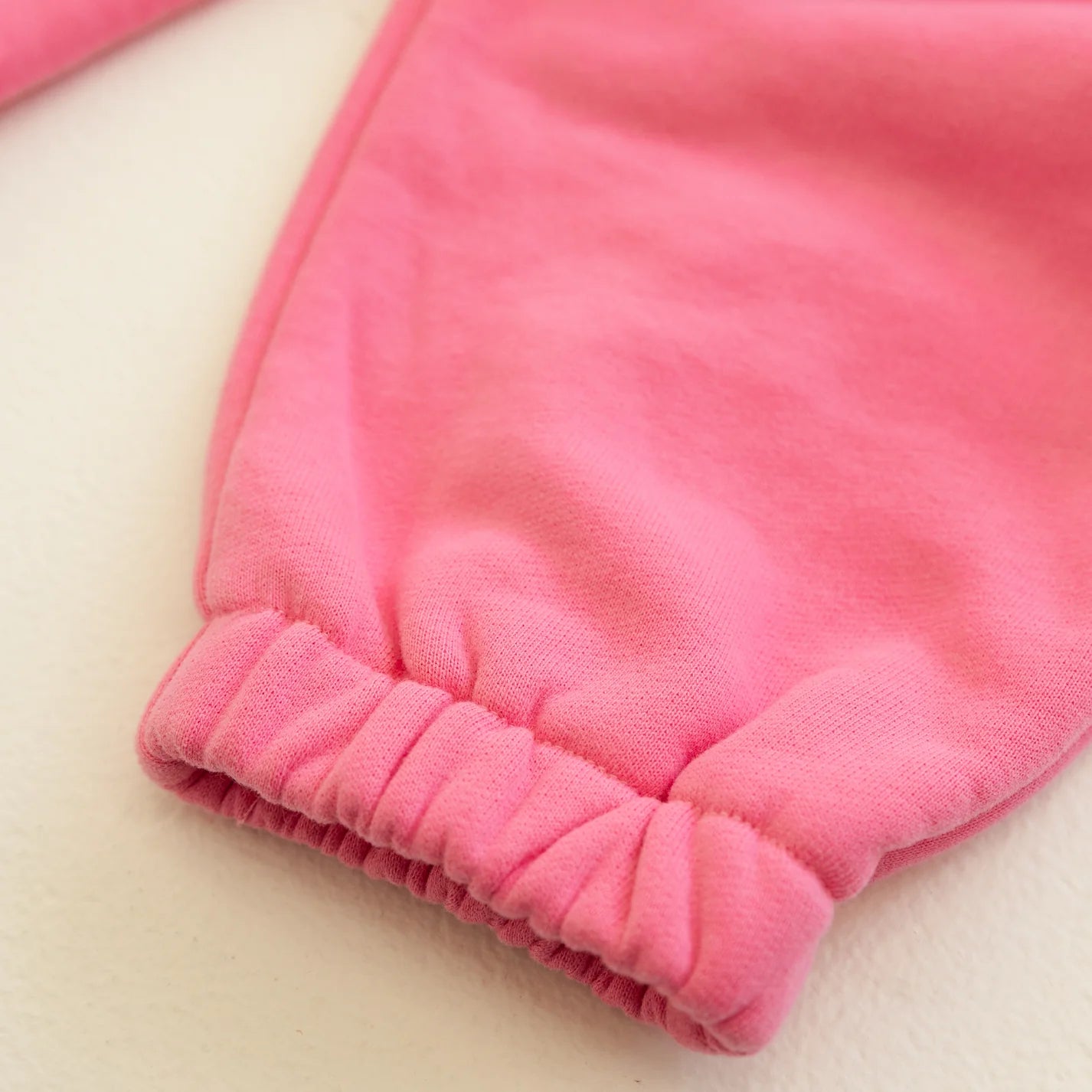 BY GEE Cotton Wide Leg Sweatpant - Peony