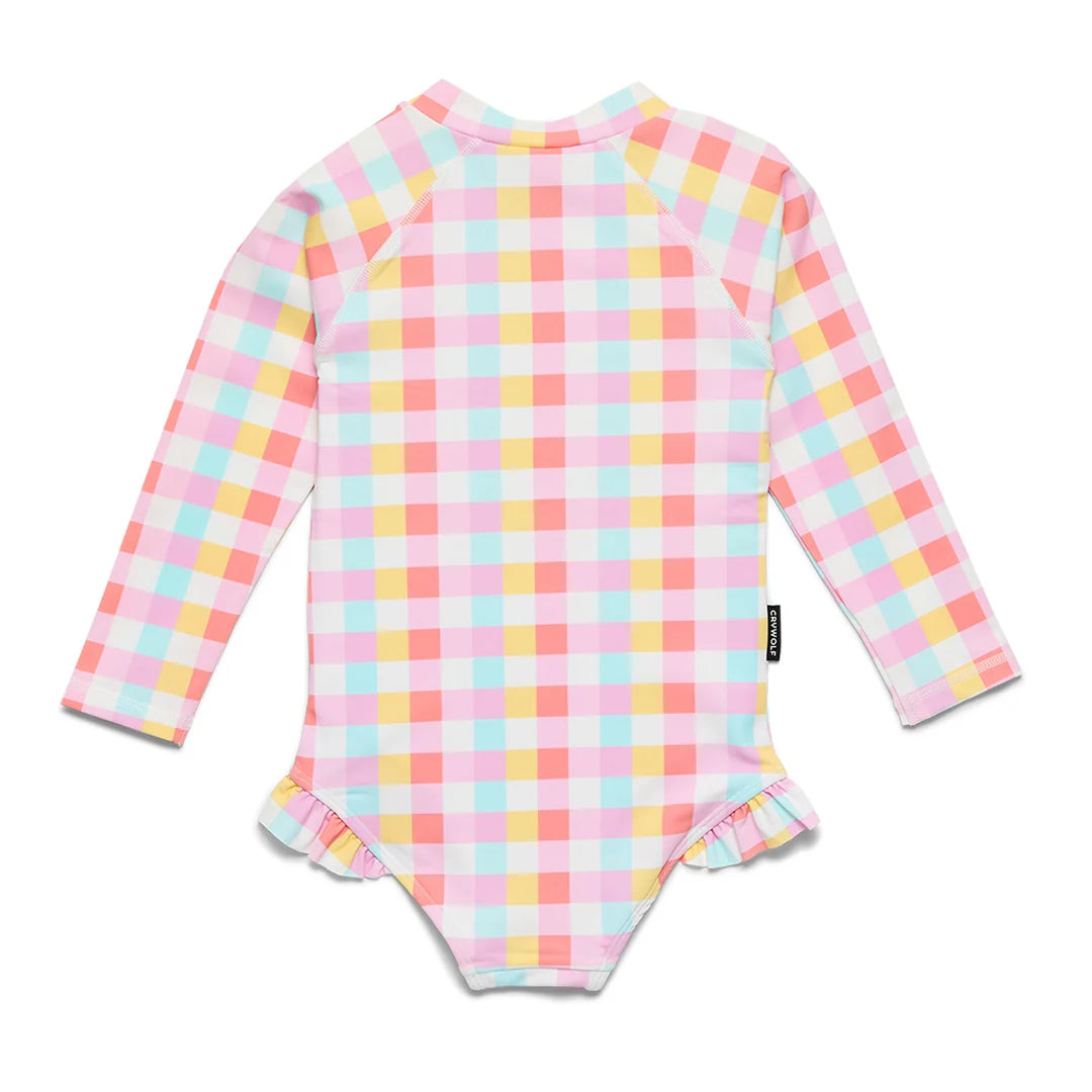 Crywolf Swimwear SWIMSUIT Pop Gingham