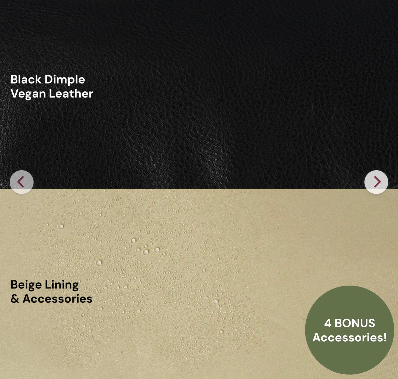 OiOi Signature Nappy Backpack Black Dimple Vegan Leather