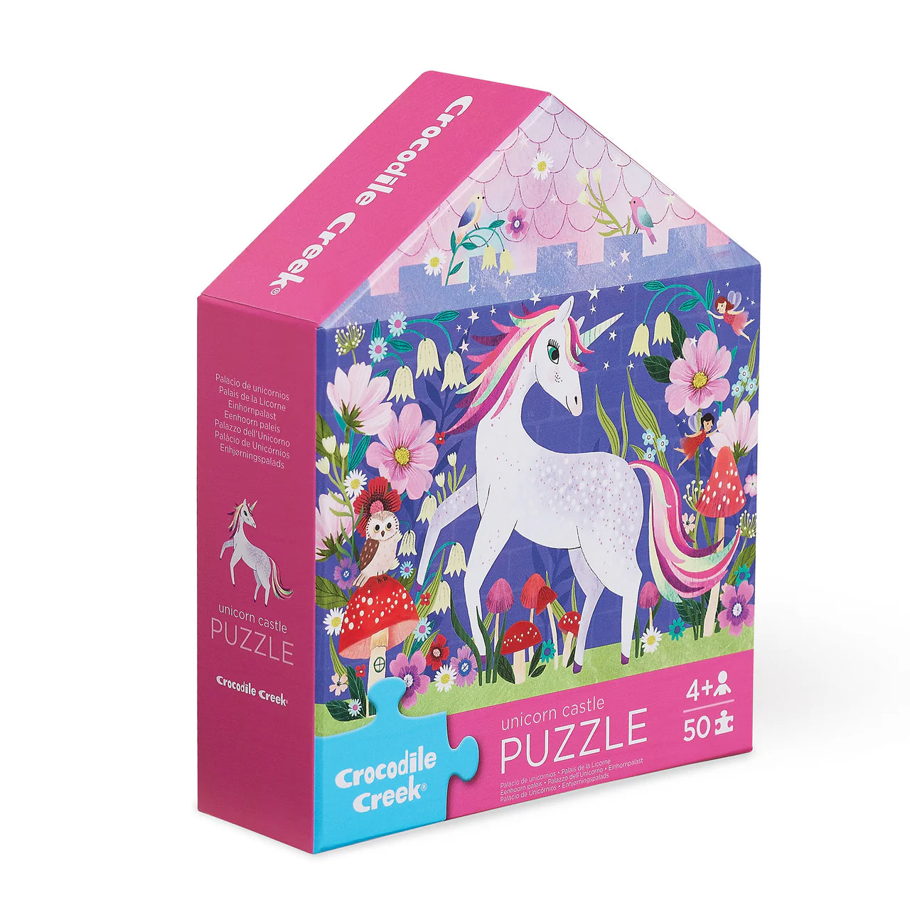 Crocodile Creek Unicorn Castle Puzzle 50 pce