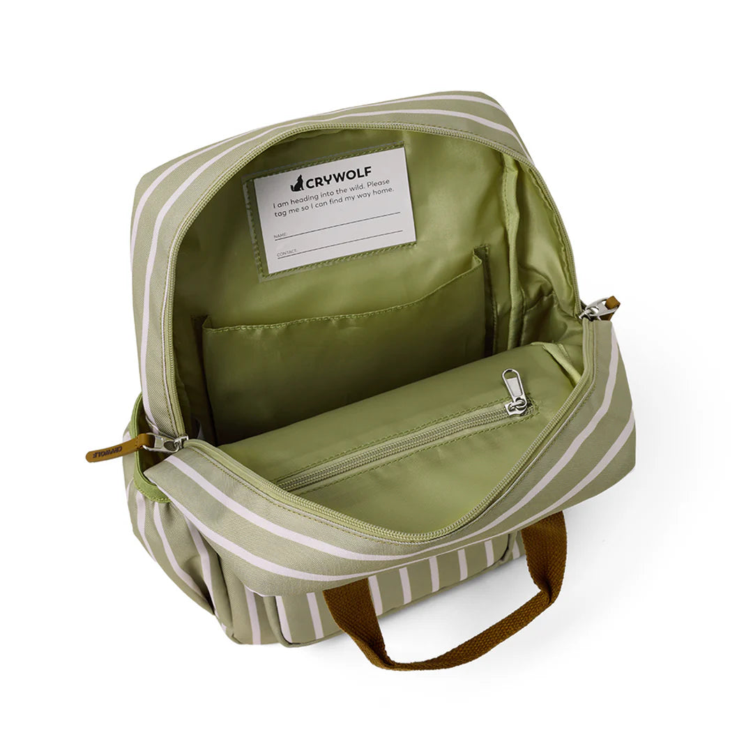 Crywolf Mini Backpack Elm Stripe