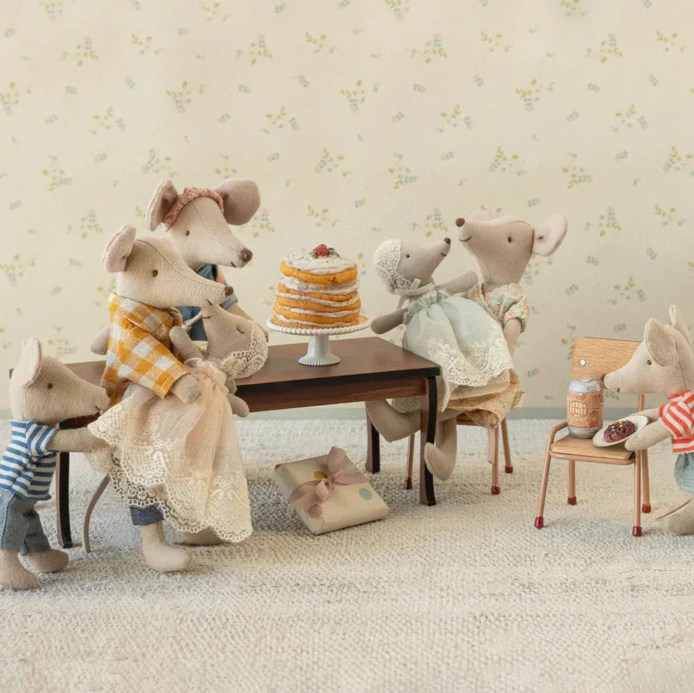 Maileg Baby Mouse in Gown - Powder