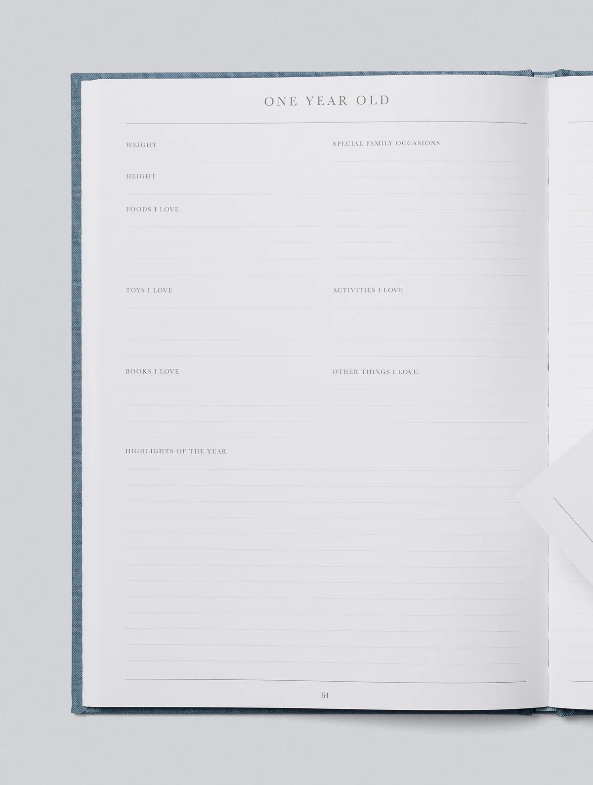 Write To Me.  Baby. The First Five Years Blue