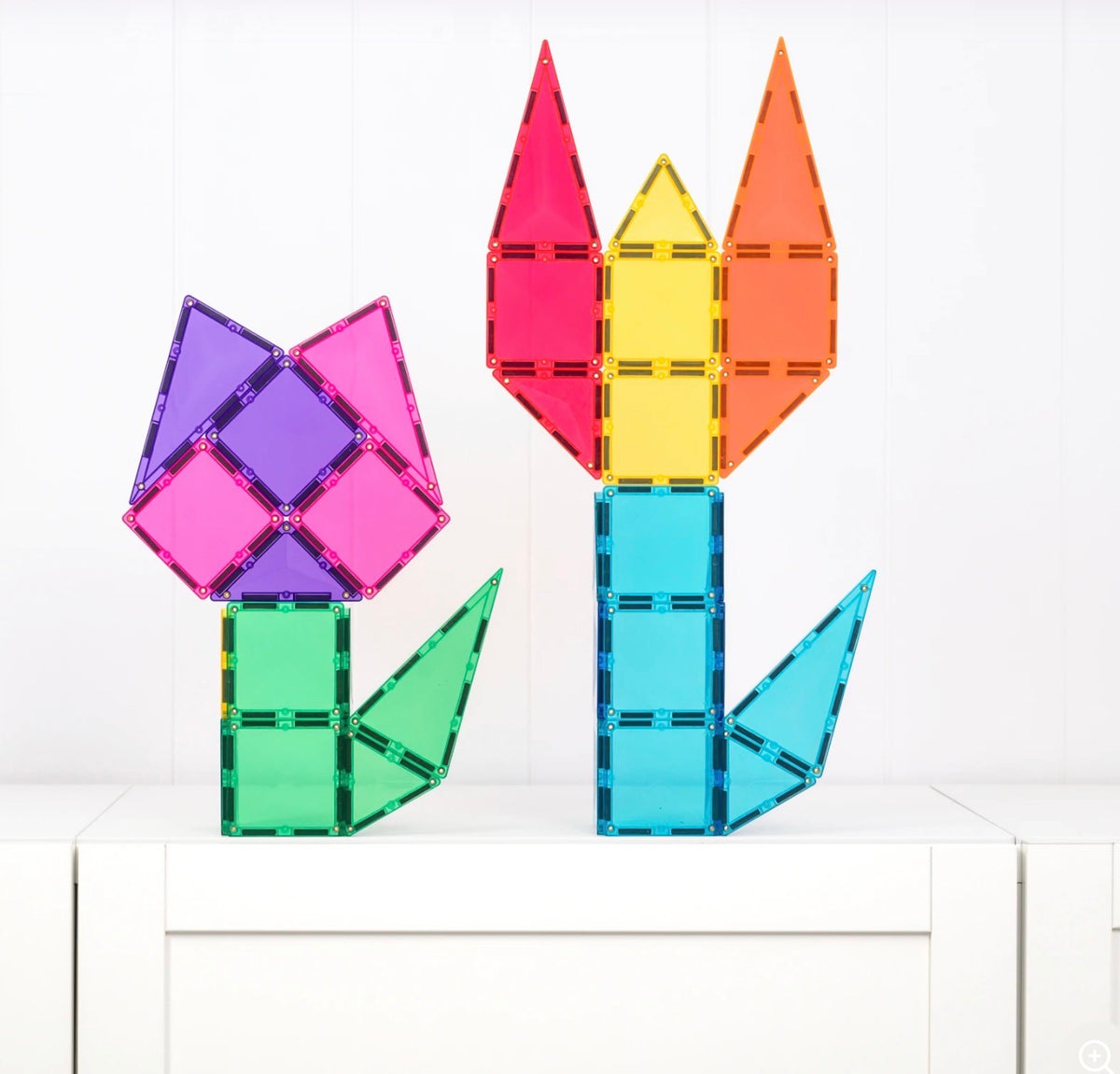 Connetix Magnetic Tiles Bright Starter Pack 56 pc- Stock arriving this week dm Nadene