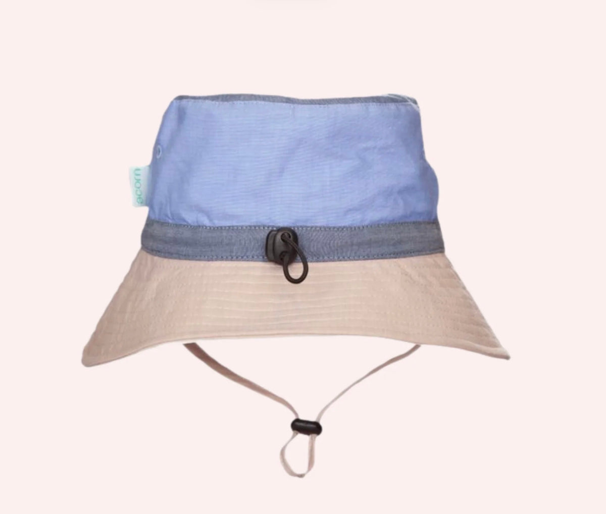 Acorn Kids Sunhats Blue Colour Block Wide Brim Bucket Hat