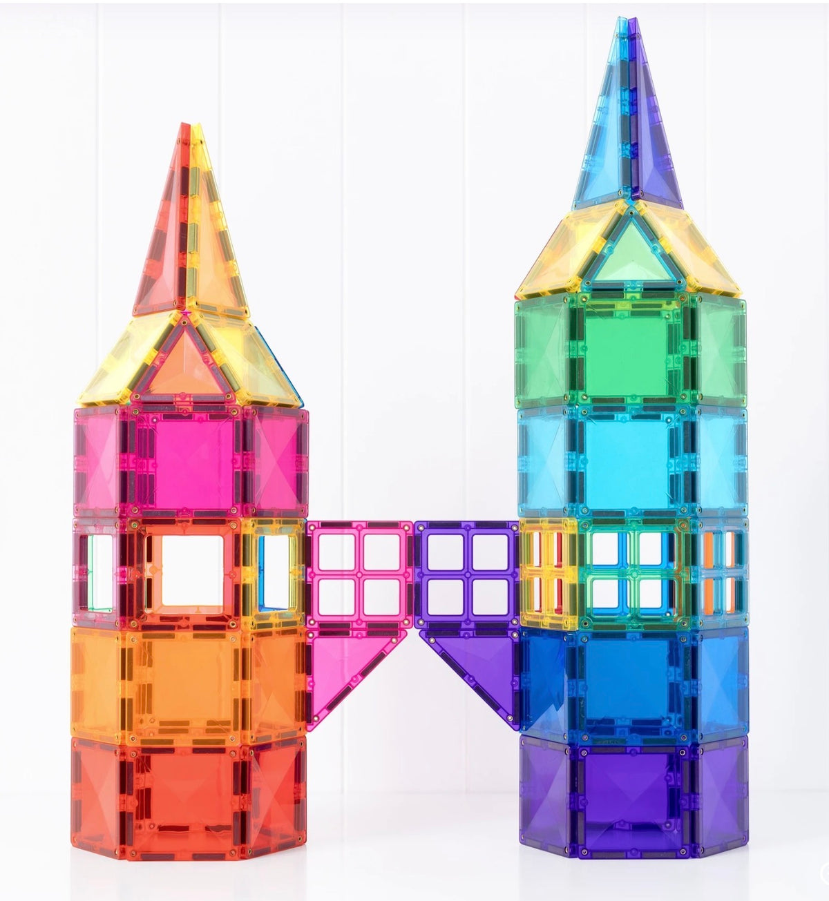 Connetix Magnetic Tiles Bright Mega Pack 202 pc - Stock arriving this week dm Nadene