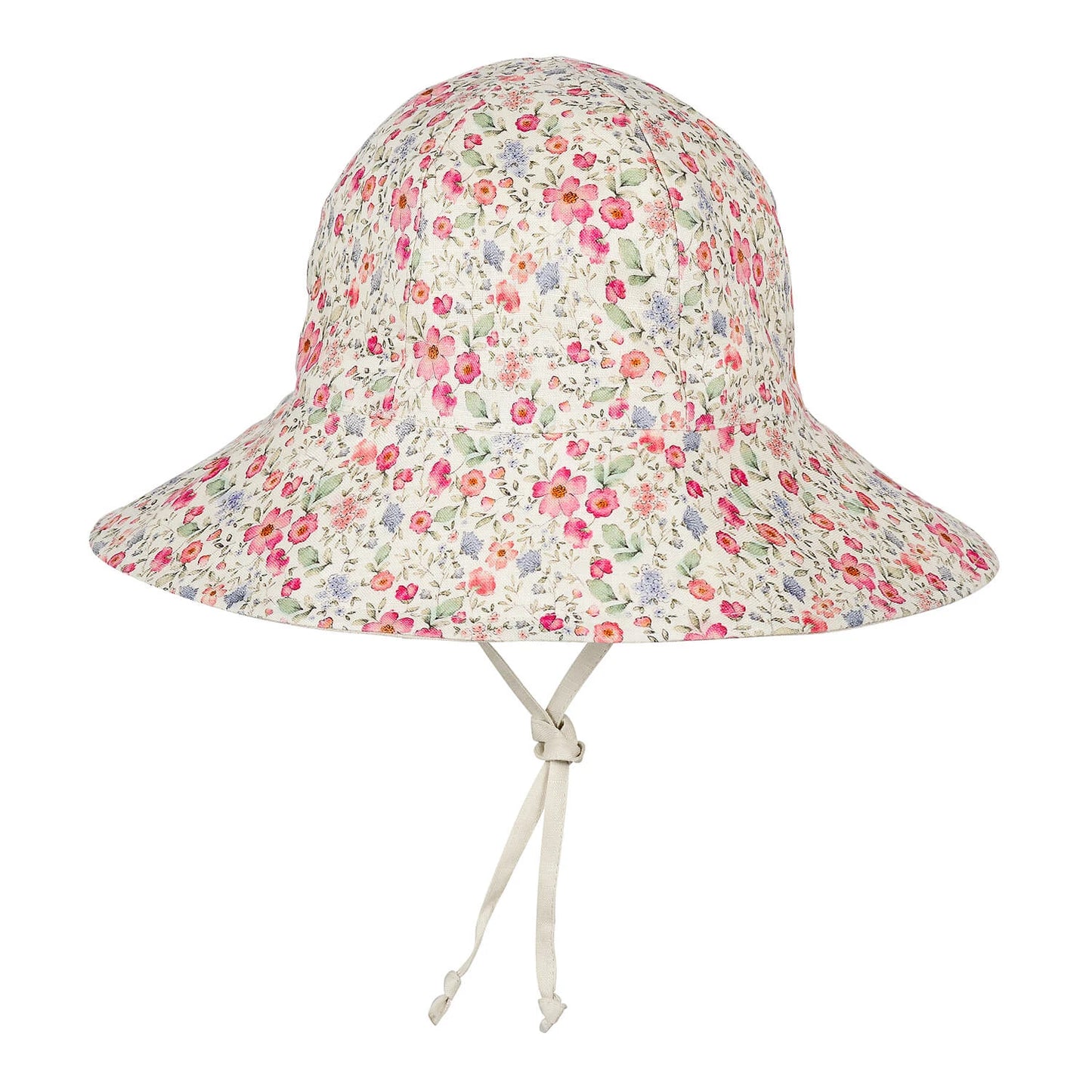 Bedhead hats 'Wanderer' Panelled Bucket Sun Hat Francesca -   100% LINEN, REVERSIBLE & UPF50+ EXCELLENT PROTECTION