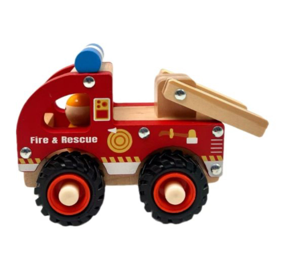 Toyslink - Wooden Fire Engine